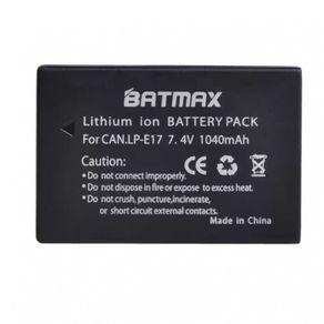 LP-E17 Battery for Canon - 1040mAh 7.4V Lithium-Ion Rechargeable Camera Battery