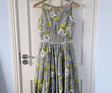 River Island Fit and Flare 1950s Style Dress Size 8