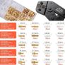 NEW SALE | Tools for Spade Connector, 0.5-1.5mm squared/22-16 AWG Electrical Crimping Pliers, Preciva Wire Terminals Crimping Tool with 600pcs Cable Brass Male Female Wire Image 4