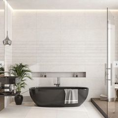30x60 Concrete Beige Rectified Porcelain Tile