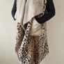 One size, reversible faux short fur long gilet Image 2