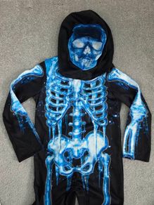 Halloween Skeleton Costume 7-8yrs