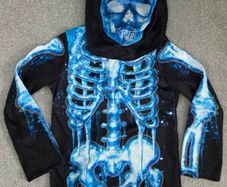 Halloween Skeleton Costume 7-8yrs