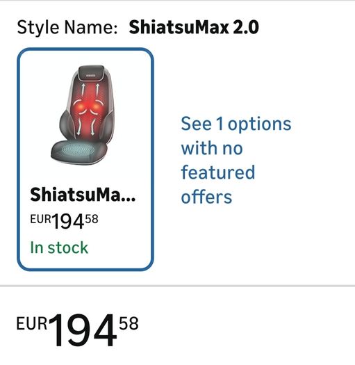 Electric back massager