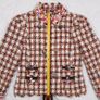 Next Orange White Tweed Jacket Boucle Blazer 10UK/38EU Image 10