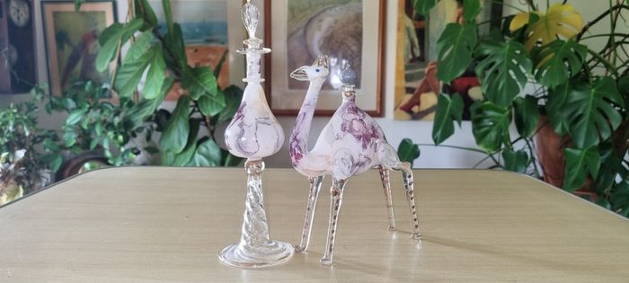 Murano glass perfume bottles