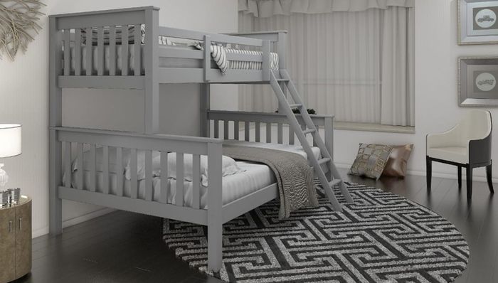 Double and single bunk bed