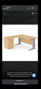 L shaped office desk