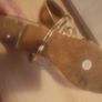 girls gold sandals Image 3