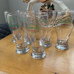 6 Collectible Pint Glasses.