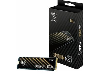 500GB MSI Nvme M.2 Spatium M371 Ssd