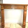 Traditional Wooden Fireplace Surround & Cast Iron Image 2