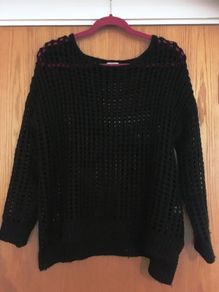RI Soft Hole Knit Wool Blend Jumper