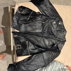 Fake leather jacket