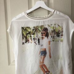 White Flowy Waterfall Girls top