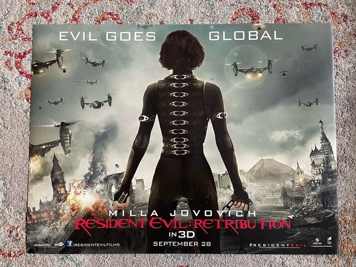 Resident Evil Retribution - Quad Cinema Poster