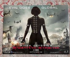 Resident Evil Retribution - Quad Cinema Poster