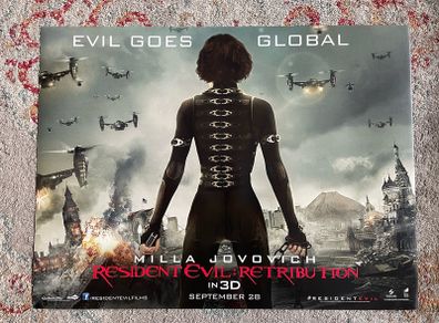 Resident Evil Retribution - Quad Cinema Poster