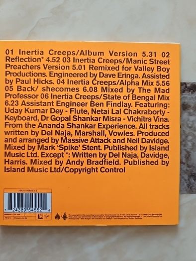 Massive Attack CD  - Inertia Creeps
