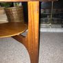 Mid Century Octagonal Coffee Table with Glass Top Image 8