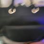 Ladies black  leather handbag Image 4