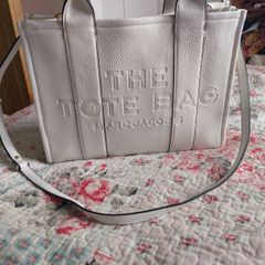 white handbag