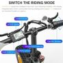 Lankeleisi X3000 Plus 17.5 AH Electric Mountain Bike - Blue Image 9