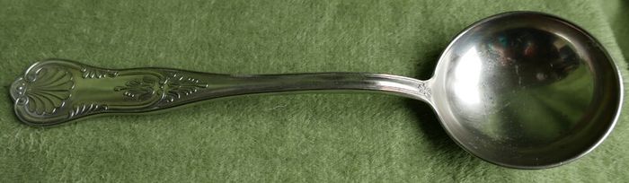 Vintage big Spoon, Hallmarked ARG.800.X   length-13"