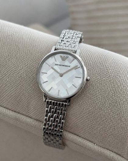 Emporio Armani AR11112 Mother of Pearl Ladies Watch