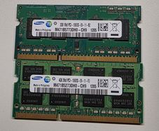6GB (4+2) DDR3 RAM Sodimm, Samsung