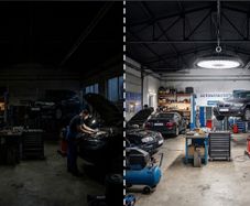 garage lamp,SITECO HighBay 42 LED High-Bay Luminaire 175W (Up to 28,000 lm, IP65)  Brand New in Box (NIB)