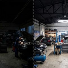 garage lamp,SITECO HighBay 42 LED High-Bay Luminaire 175W (Up to 28,000 lm, IP65)  Brand New in Box (NIB)