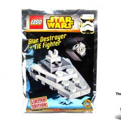LEGO Star Wars Star Destroyer And Tie Fighter Foil Pack Polybag Limited Edition Brand New Sealed