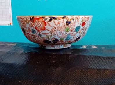 vintage Masons Bowl 10inch.