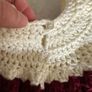 crochet baby dress headband and little socks Image 5