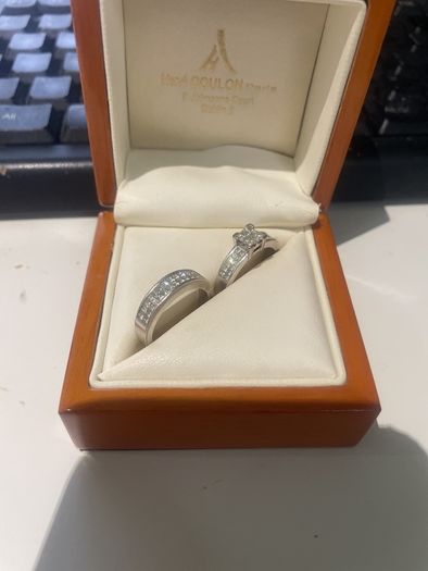 Engagement and wedding Rings