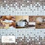 Wilde stone -marble tile-fruit pattern Effect 3D PVC Plastic Wall  Panels Image 3