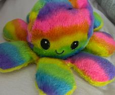 Inside out octopus plushie