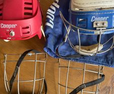 Hurling helmets