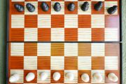 Vintage Folding Magnetic Travel Chess Set 9,5" x 9,5"