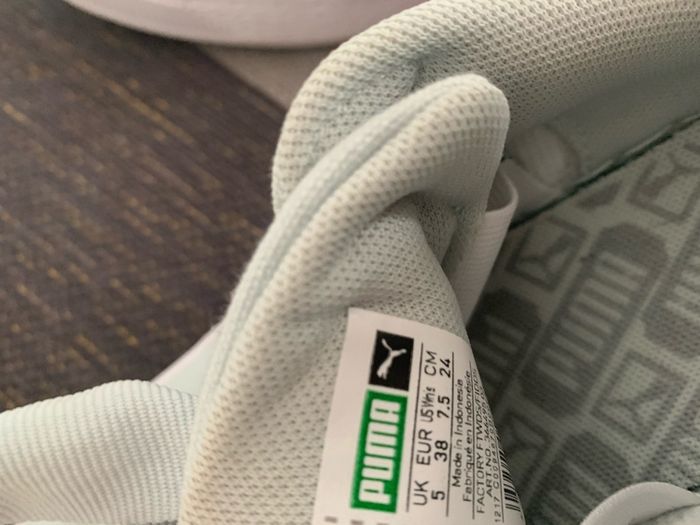 Grey Puma Basket Runners