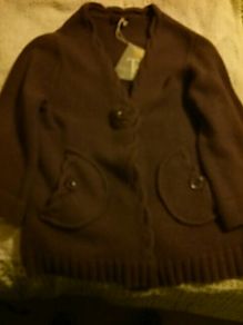 Bnwt Tivoli Cardigan Light Purple Size S