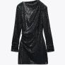 Zara Sequin Dress Image 2