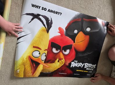 The Angry Birds Movie promotional poster