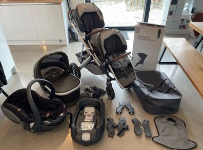 Uppababy Vista V2 Hazel Bundle (incl rumble seat)