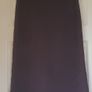 Size 10 - As New - A Beautiful Chocolate Skirt - Soft Fabric - Back Pleat & Hidden Zip - # Image 2