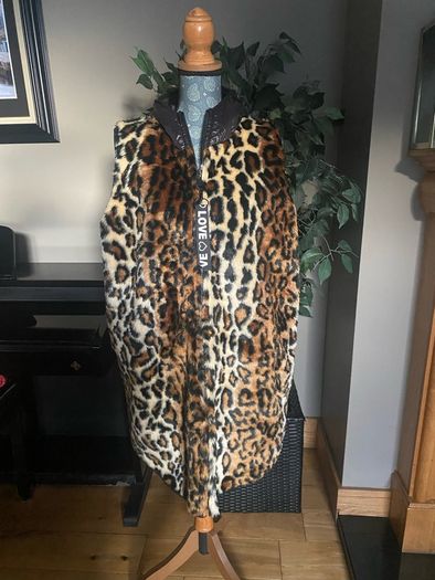 Animal print quilted gilet new with tags sale