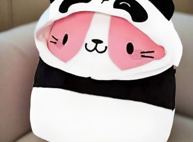 Squishmallows 20cm Joxtine the Cat in Panda Costume Plush