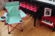 New! American Kids Camping / Garden chairs with Cup holder for Kids