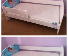 Toddler bed with mattress
